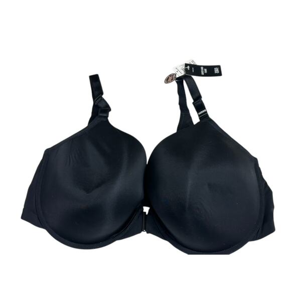 Torrid Black Back Smoothing Lightly Lined T-Shirt Bra Front Closure 42DDD NEW - Picture 1 of 6